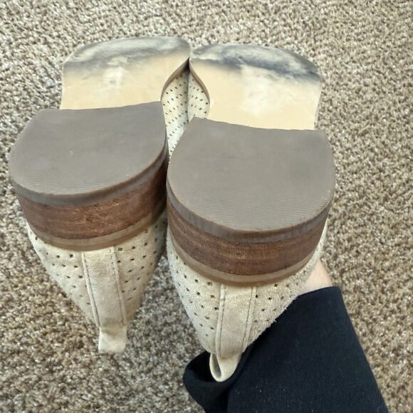 Susina Kellen Almond Toe Tan Suede Leather Slip On Loafers Flats 8M - Picture 12 of 12